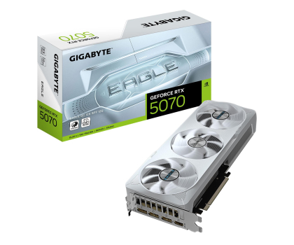 Karta graficzna GIGABYTE GeForce RTX 5070 Eagle OC Ice 12GB GDDR7 DLSS4